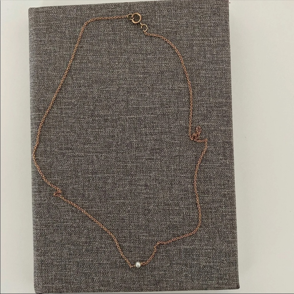 Victoria Six Necklace: rose gold